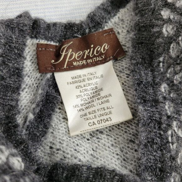 Iperico Mohair Blend Poncho - Picture 4 of 4